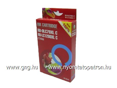 Brother LC1280C (LC79 XL C) Kék Tintapatron Komp. RED
